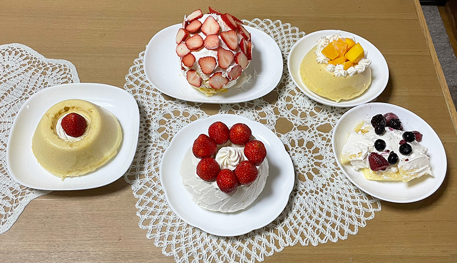 ホットケーキミックスで作るケーキレシピ つき姫にてご家庭でつくるレシピをお届け